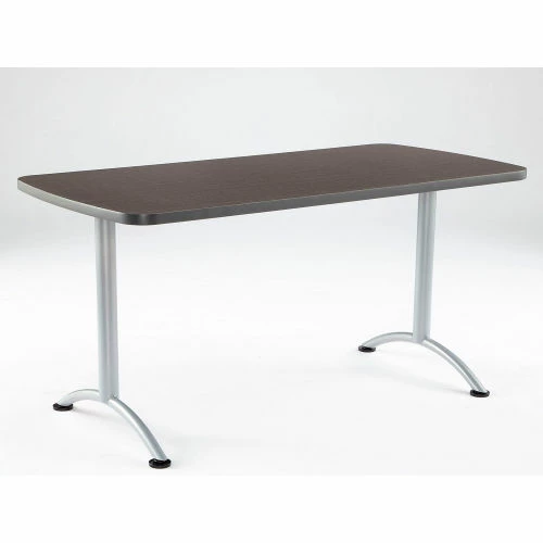 Iceberg Enterprises Iceberg ARC Conference Room Training Table - 60" x 30" Rectangular - Gray Walnut 1 Iceberg Enterprises Iceberg ARC Conference Room Training Table - 60" x 30" Rectangular - Gray Walnut