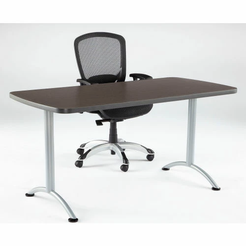 Iceberg Enterprises Iceberg ARC Conference Room Training Table - 60" x 30" Rectangular - Gray Walnut 3 Iceberg Enterprises Iceberg ARC Conference Room Training Table - 60" x 30" Rectangular - Gray Walnut - Image 3