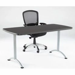 Iceberg Enterprises Iceberg ARC Conference Room Training Table - 60" x 30" Rectangular - Graphite -Tables Shop 69217 5