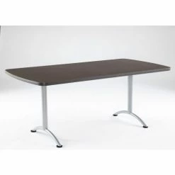Iceberg Enterprises Iceberg ARC Conference Room Training Table - 72" x 36" Rectangular - Gray Walnut