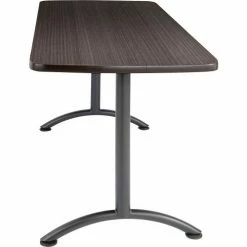 Iceberg Enterprises Iceberg ARC Conference Room Training Table - 72" x 36" Rectangular - Gray Walnut 6 Iceberg Enterprises Iceberg ARC Conference Room Training Table - 72" x 36" Rectangular - Gray Walnut -Tables Shop 69225 4