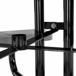 Global Industrial 46" Square Kids Picnic Table, Perforated Metal, Gray -Tables Shop 694551KGY 04