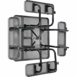 Global Industrial 46" Square Kids Picnic Table, Perforated Metal, Gray -Tables Shop 694551KGY 06
