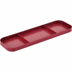 Global Industrial™ 46" Square Picnic Table, Perforated Metal, Red -Tables Shop 694551RD 10