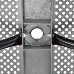 Global Industrial™ 6' Rectangular Picnic Table, Perforated Metal, Gray -Tables Shop 694553GY 05