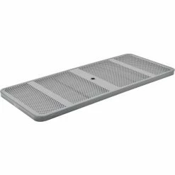 Global Industrial™ 6' Rectangular Picnic Table, Perforated Metal, Gray -Tables Shop 694553GY 11