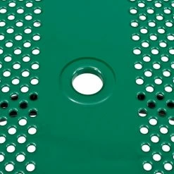 Global Industrial 6' Rectangular Kids Picnic Table, Perforated Metal, Green -Tables Shop 694553KGN 05