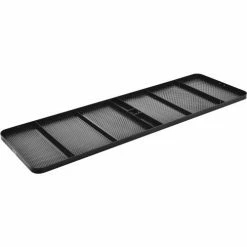 Global Industrial 8' Rectangular Picnic Table, Perforated Metal, Black -Tables Shop 694555BK 08