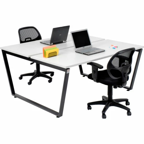 Interion By Global Industrial Interion® Collaboration Table - Double - 60"W x 60"L x 30"H - Gray 3 Interion By Global Industrial Interion® Collaboration Table - Double - 60"W x 60"L x 30"H - Gray - Image 3
