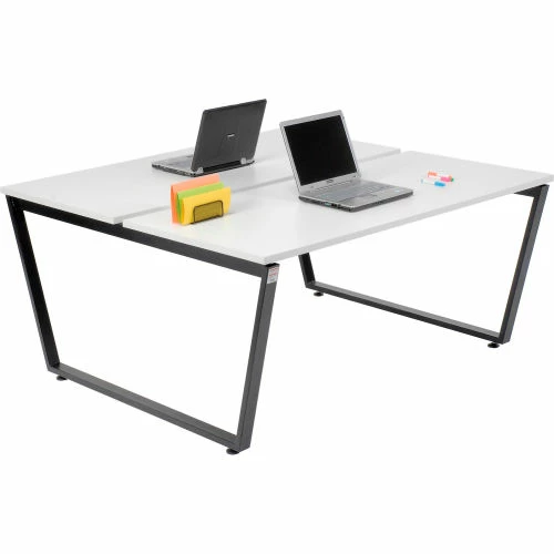 Interion By Global Industrial Interion® Collaboration Table - Double - 60"W x 60"L x 30"H - Gray 5 Interion By Global Industrial Interion® Collaboration Table - Double - 60"W x 60"L x 30"H - Gray - Image 5