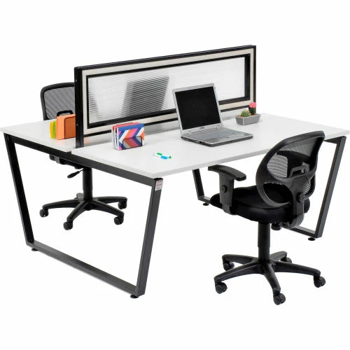 Interion By Global Industrial Interion® Collaboration Table - Double - 60"W x 60"L x 30"H - Gray 7 Interion By Global Industrial Interion® Collaboration Table - Double - 60"W x 60"L x 30"H - Gray - Image 7