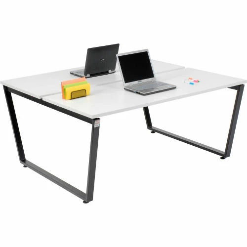 Interion By Global Industrial Interion® Collaboration Table - Double - 60"W x 60"L x 30"H - Gray 11 Interion By Global Industrial Interion® Collaboration Table - Double - 60"W x 60"L x 30"H - Gray - Image 11