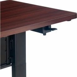 Interion By Global Industrial Interion® Flip-Top Training Table, 72"L x 24"W, Walnut -Tables Shop 695125WN 04