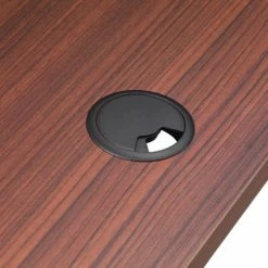 Interion By Global Industrial Interion® Flip-Top Training Table, 60"L x 24"W, Walnut -Tables Shop 695125WN 06 1