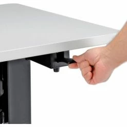 Interion By Global Industrial Interion® Flip-Top Training Table, 48"L x 24"W, Gray -Tables Shop 695218 16