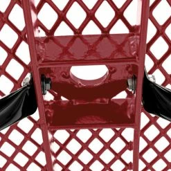 Global Industrial™ 8' Picnic Table, ADA Compliant, Expanded Metal, Red -Tables Shop 695289RD 09