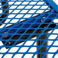 Global Industrial 46" Round Picnic Table, Wheelchair Accessible, Blue -Tables Shop 695290BL 03