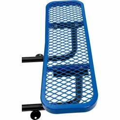Global Industrial™ 46" Square Picnic Table, Wheelchair Accessible, Blue -Tables Shop 695291BL 02
