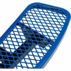 Global Industrial™ 46" Round In Ground Mount Picnic Table, Expanded Metal, Blue -Tables Shop 695292BL 07