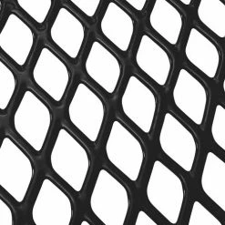 Global Industrial 46" Round Picnic Table, In Ground Mount, ADA Compliant, Black -Tables Shop 695294BK 05