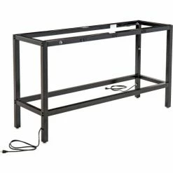 Interion By Global Industrial Interion® Standing Height Table With Power, 96"L x 36"W, Natural -Tables Shop 695432 07