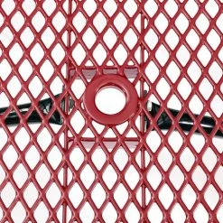 Global Industrial™ 4' Rectangular Kids Picnic Table, Expanded Metal, Red -Tables Shop 695485KRD 05