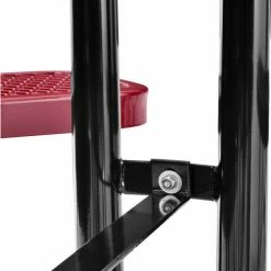 Global Industrial 36" Square Picnic Table, Expanded Metal, Red -Tables Shop 695501RD 06