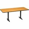 Interion By Global Industrial Interion® Breakroom Table, 72"L x 30"W, Oak