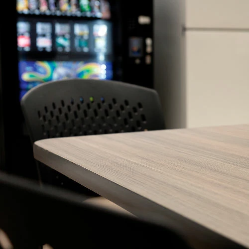 Interion By Global Industrial Interion® Bar Height Breakroom Table, 72"L x 36"W x 42"H, Charcoal 3 Interion By Global Industrial Interion® Bar Height Breakroom Table, 72"L x 36"W x 42"H, Charcoal - Image 3