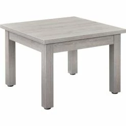 Interion By Global Industrial Interion® Wood End Table - 24" x 24" - Gray