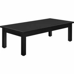Interion By Global Industrial Interion® Wood Coffee Table - 48" x 24" - Black