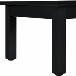 Interion By Global Industrial Interion® Wood Coffee Table - 48" x 24" - Black -Tables Shop 695753BK 04