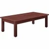 Interion By Global Industrial Interion® Wood Coffee Table - 48" x 24" - Mahogany