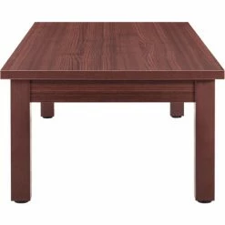 Interion By Global Industrial Interion® Wood Coffee Table - 48" x 24" - Mahogany -Tables Shop 695753MH 02