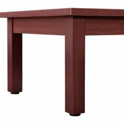 Interion By Global Industrial Interion® Wood Coffee Table - 48" x 24" - Mahogany -Tables Shop 695753MH 04