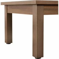 Interion By Global Industrial Interion® Wood Coffee Table - 48" x 24" - Walnut -Tables Shop 695753WN 04