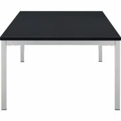 Interion By Global Industrial Interion® Wood Coffee Table with Steel Frame - 48" x 24" - Black -Tables Shop 695755BK 02