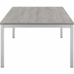 Interion By Global Industrial Interion® Wood Coffee Table with Steel Frame - 48" x 24" - Gray -Tables Shop 695755GY 02
