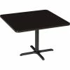 Interion By Global Industrial Interion® 42" Square Bar Height Restaurant Table, Black