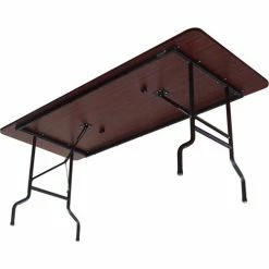 Interion By Global Industrial Interion® Folding Wood Table, 72"W x 30"L, Mahogany 13 Interion By Global Industrial Interion® Folding Wood Table, 72"W x 30"L, Mahogany -Tables Shop 695830MH 04