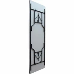 Interion By Global Industrial Interion® Folding Wood Table, 96"W x 30"L, Gray -Tables Shop 695831GY 05