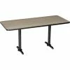 Interion By Global Industrial Interion® Counter Height Breakroom Table, 72"L x 36"W x 36"H, Charcoal