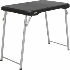 Lifetime® Stacking Personal Folding Table, 20" x 36", Black -Tables Shop 80668 05