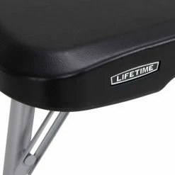 Lifetime® Stacking Personal Folding Table, 20" x 36", Black -Tables Shop 80668 11