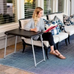 Lifetime® Stacking Personal Folding Table, 20" x 36", Black -Tables Shop 80668 14