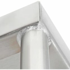 Aero Manufacturing AERO Stainless Steel Instrument Table with H-Brace, 33"L x 18"W x 34"H -Tables Shop 987218 04