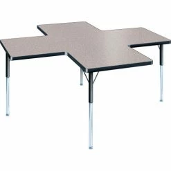 Allied Plastics A+ Collaboration Station Activity Table ADA Compliant Height - Gray Nebula 11 Allied Plastics A+ Collaboration Station Activity Table ADA Compliant Height - Gray Nebula -Tables Shop ALS CLS6060PS 10BK HR main 1