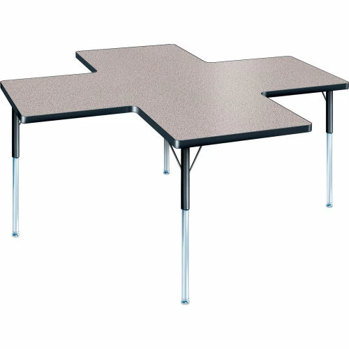 Allied Plastics A+ Collaboration Station Activity Table ADA Compliant Height - Gray Nebula 6 Allied Plastics A+ Collaboration Station Activity Table ADA Compliant Height - Gray Nebula - Image 6