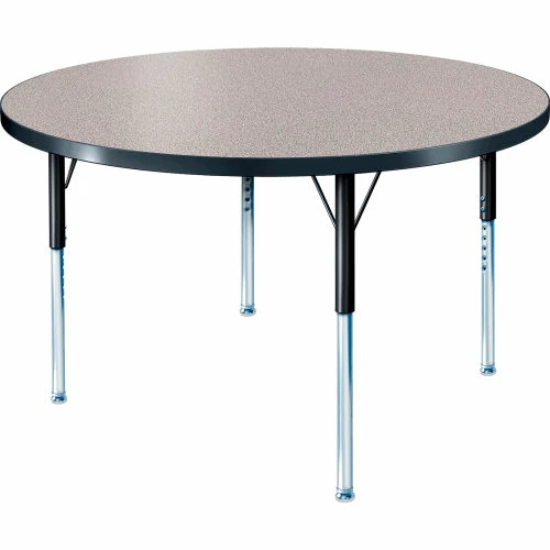 Allied Plastics ADA Activity Table - Round - 48" Diameter - Adj. Height - Gray Nebula 4 Allied Plastics ADA Activity Table - Round - 48" Diameter - Adj. Height - Gray Nebula - Image 4