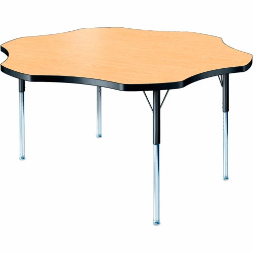 Allied Plastics Activity Table - Flower - 60" Diameter, Standard Adj. Height, Fusion Maple 1 Allied Plastics Activity Table - Flower - 60" Diameter, Standard Adj. Height, Fusion Maple